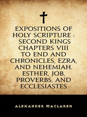 cover image of Expositions of Holy Scripture